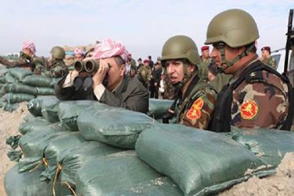 بارزاني يراقب مواجهات البيشمركة مع داعش