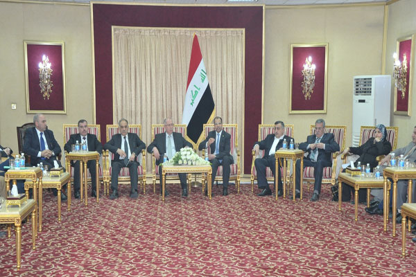 قادة تحالف القوى العراقية السنية خلال اجتماع