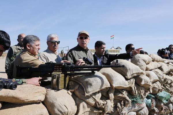 أسامة النجيفي في خطوط المواجهة مع داعش في الموصل