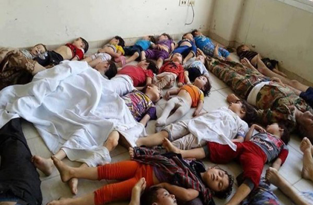  أطفال سورويون قضوا جراء استخدام النظام الأسلحة الكيميائية في ريف دمشق عام 2013-