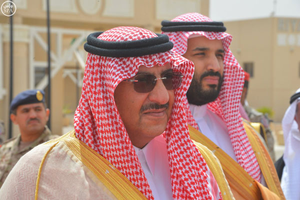 الأمير محمد بن نايف والأمير محمد بن سلمان