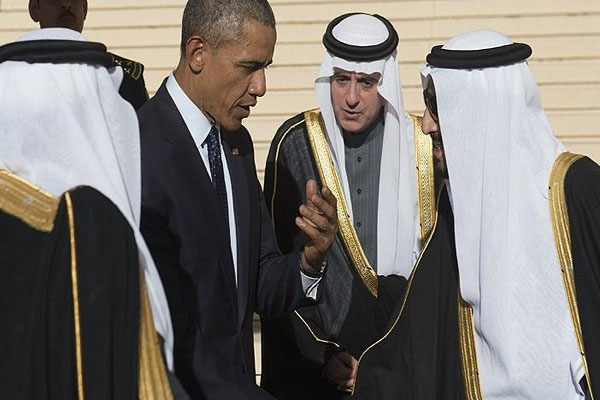 أوباما خلال زيارة له إلى المملكة