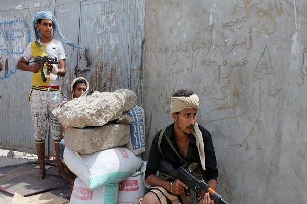 مقاتلون يمنيون في عدن
