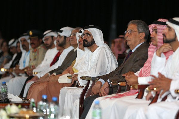 الشيخ محمد بن راشد في افتتاح منتدى الاعلام العربي في دبي