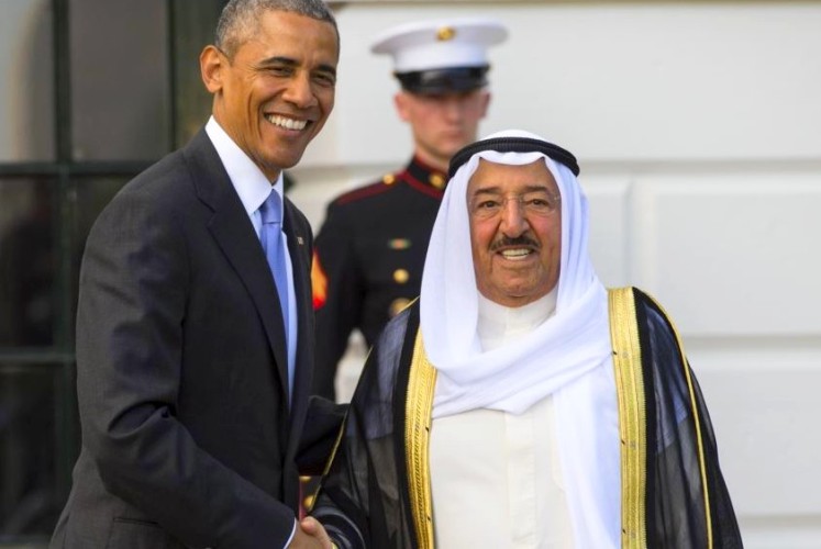 أوباما مستقبلا أمير الكويت