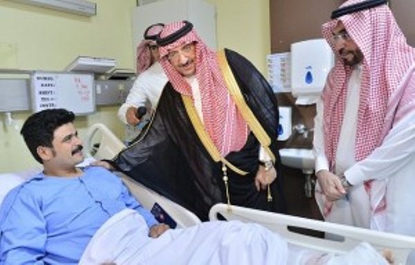 الأمير محمد بن نايف في مستشفى قوى الأمن بالرياض 