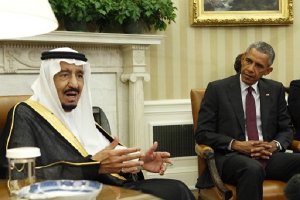 اوباما مستمعا لنصائح العاهل السعودي