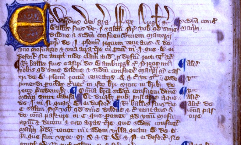 إحدى صفحات الوثيقة العظمى 