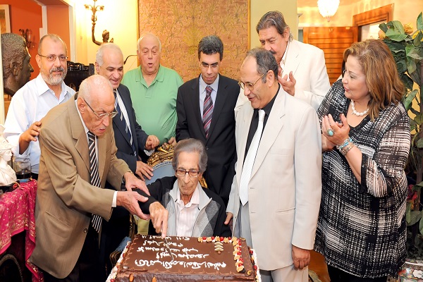 آخر عيد ميلاد لأنيس منصور في عام 2011