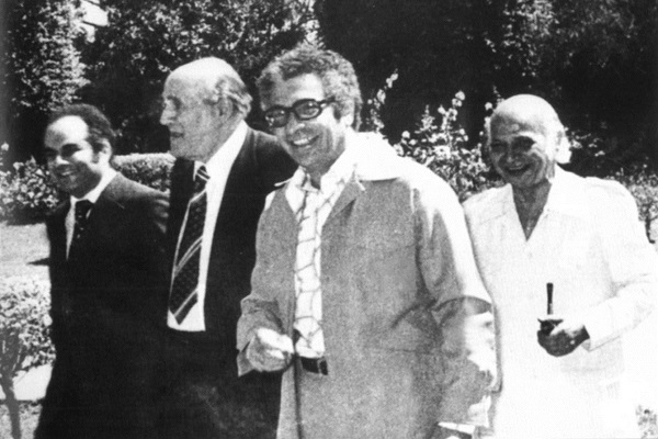 مع مصطفى أمين وأحمد رشدي صالح 
