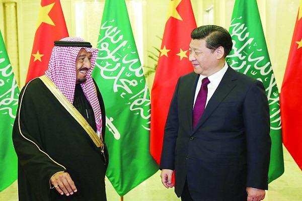 الرئيس الصيني والملك سلمان
