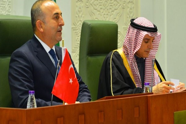 وزير الخارجية السعودي في مؤتمر صحافي عقده مع نظيره التركي- واس