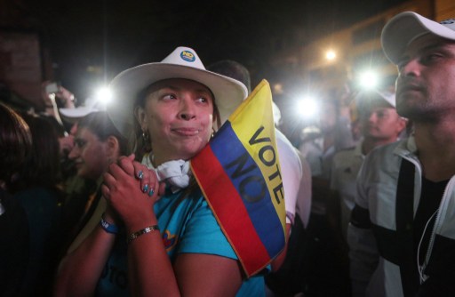 اتفاق السلام في كولومبيا الذي رفضه الناخبون في استفتاء الاحد