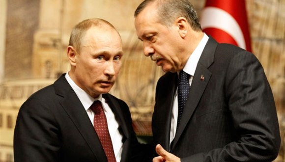 بوتين يصل الى تركيا لاجراء محادثات مع اردوغان
