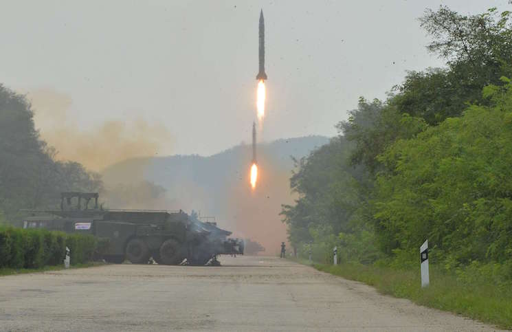 الجيش الأميركي يرصد محاولة كورية شمالية فاشلة لإطلاق صاروخ