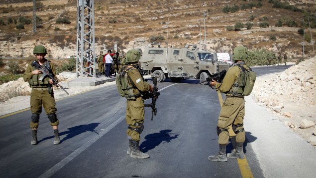 إصابة فلسطيني حاول مهاجمة جنود اسرائيليين