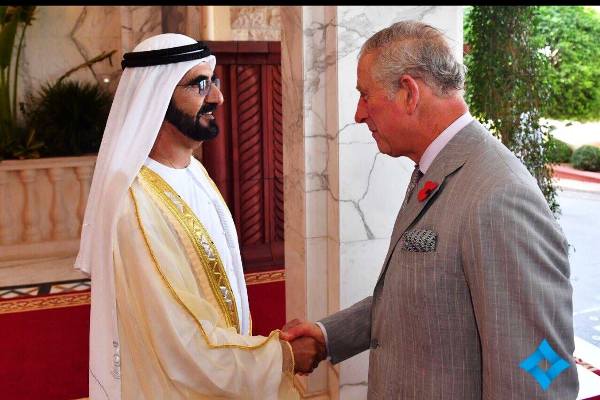 محمد بن راشد يستقبل الأمير تشارلز