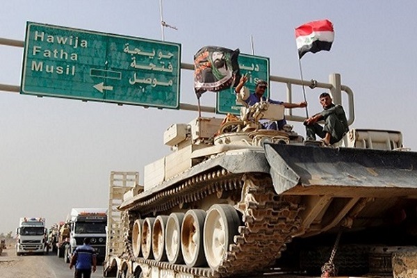 قوات عراقية تتقدم باتجاه الموصل