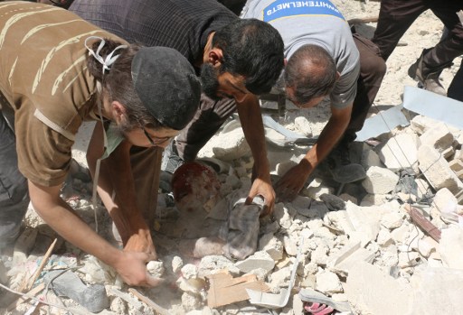 مقتل سبعة أطفال وامرأتين جراء غارة في سوريا
