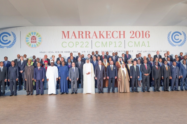 القادة المشاركون بقمة المناخ في مراكش