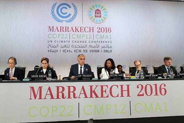 مؤتمر الأطراف في اتفاقية الأمم المتحدة الإطارية في شأن تغير المناخ بمراكش