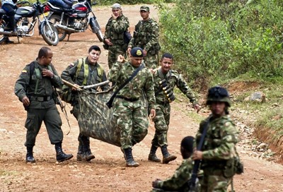 مقتل عنصرين يشتبه انهما من فارك بمعارك في كولومبيا