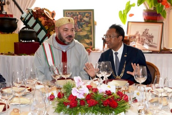 ملك المغرب ورئيس مدغشقر