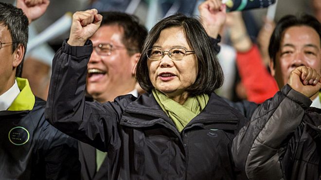 رئيسة تايوان تؤكد ان بلادها لن تخضع لترهيب الصين