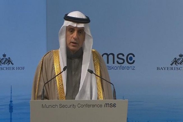 وزير الخارجية السعودي في كلمته أمام مؤتمر ميونيخ للأمن