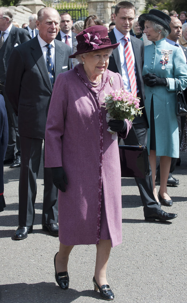 ملكة بريطانيا والأمير فيليب في العام 2012