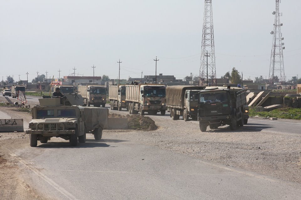 قوات عراقية نحو الموصل في تحضيرات لمعركة تحريرها