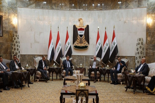 قادة تحالف القوى العراقية السنية خلال اجتماعهم