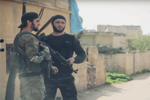 مقاتلون من الجيش الحر في شمال حلب