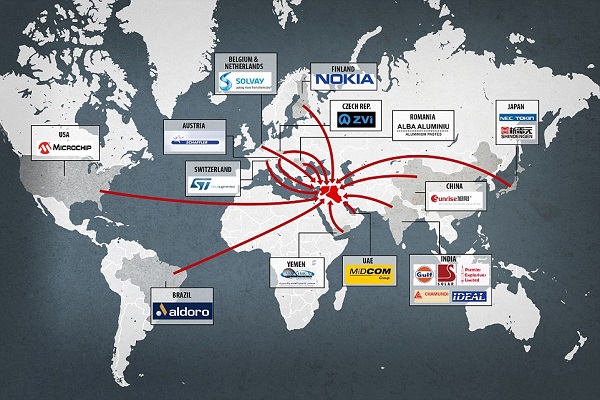 51 شركة متواجدة في 20 دولة حول العالم