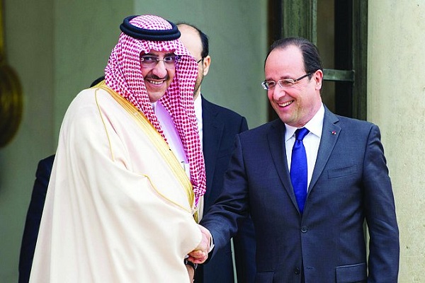 الرئيس الفرنسي وولي العهد السعودي (أرشيف)