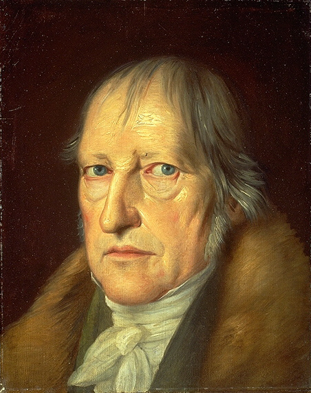لوحة لوجه هيغل تعود إلى عام 1831