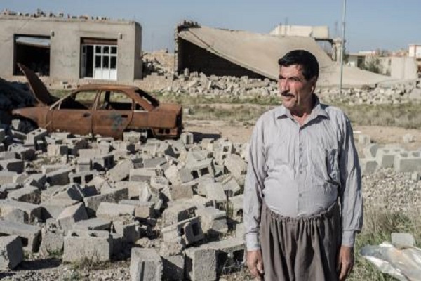 هذا ما بقي من منزل هذا الأيزيدي