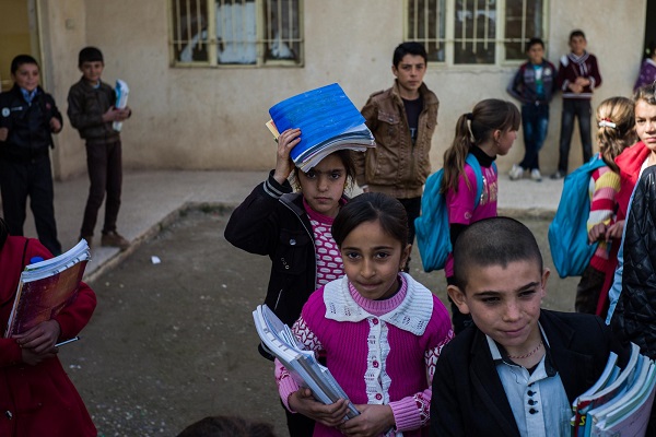 عادت الحياة إلى سنجار بعودة الصبية إلى مدارسهم