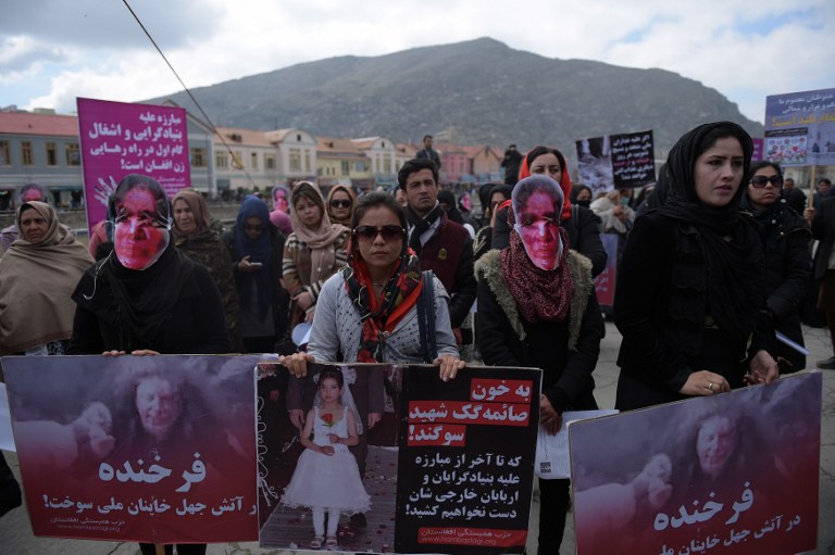 مطالبات في افغانستان بالعدالة لفرخندة بعد عام على مقتلها