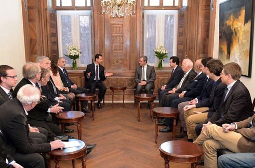 الأسد يشيد باستعادة تدمر من داعش