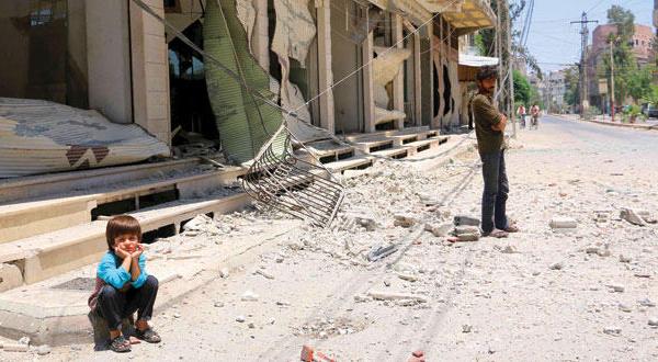 مقتل 10 مدنيين في قصف جوي في الغوطة الشرقية لدمشق