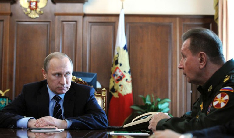 جانب من الاجتماع الأمني برئاسة بوتين 