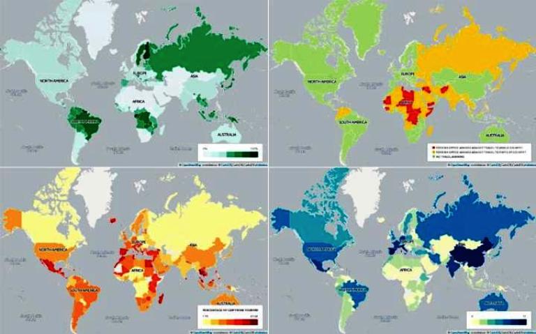 15 خريطة تغيّر وجهة نظرك نحو العالم
