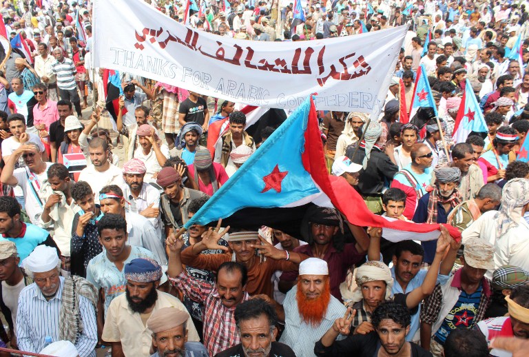 يمنيون جنوبيون يتظاهرون مجددا في عدن