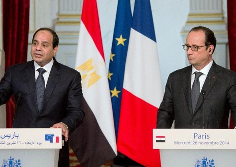 الرئيس الفرنسي يصل إلى القاهرة في زيارة تستمر يومين