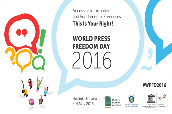 الدعوة إلى اليوم العالمي لصحافة الحرية الذيتستضيفه هلنكسي هذا العام