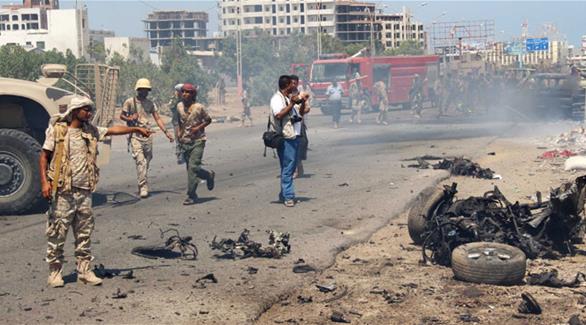 47 قتيلا من الامن بتفجيرين في اليمن أحدهما تبناه داعش