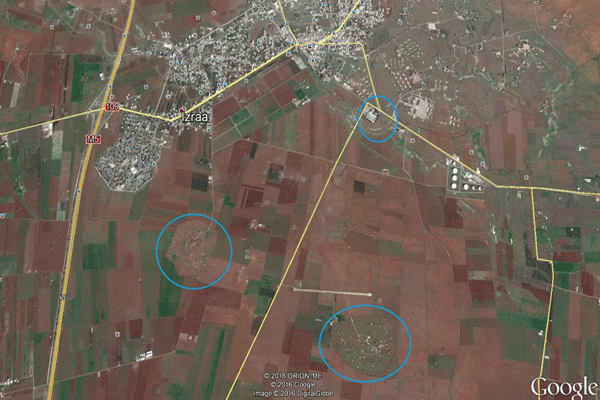 خرائط تظهر أماكن تواجد الحرس الثوري في سوريا