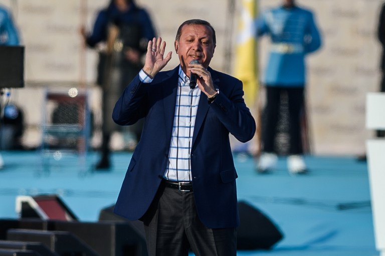 اردوغان يرفض استخدام المسلمين وسائل منع الحمل