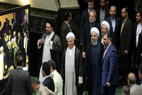 جانب من افتتاح الدورة الجديدة للبرلمان الإيراني